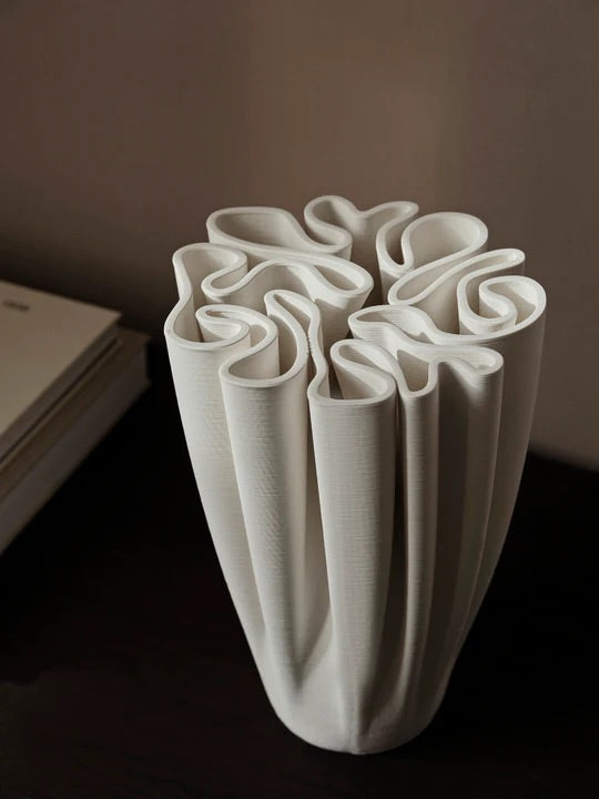 Dedali Vase weiß