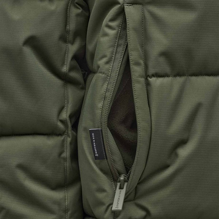 Winter Puffer Jacket grün