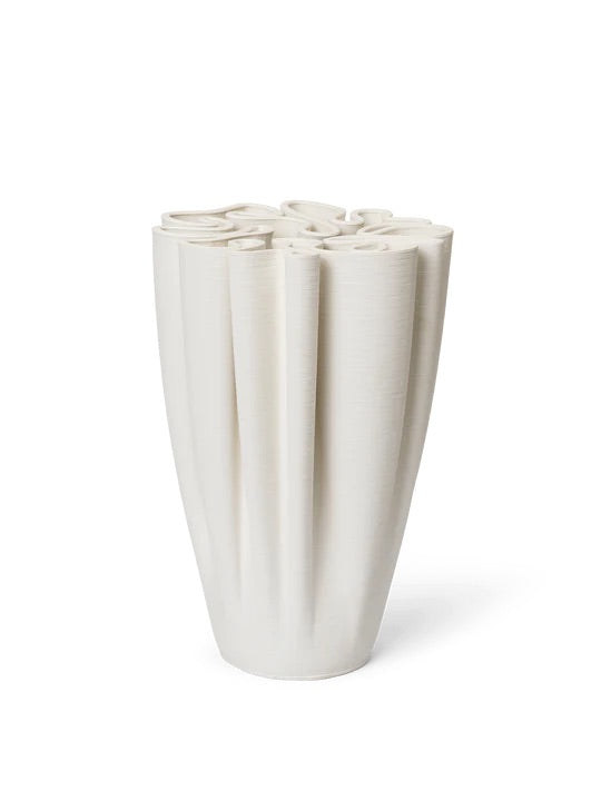Dedali Vase weiß