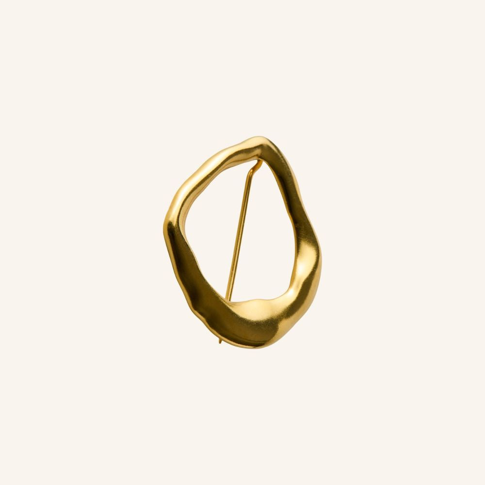Gaia Brosche Gold
