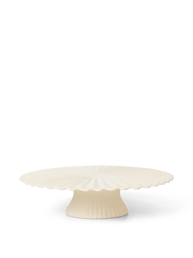 Fountain Cake Stand Off White