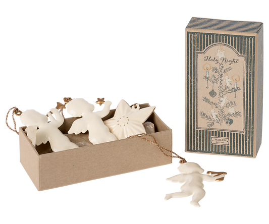 Metallornament Set O holy night