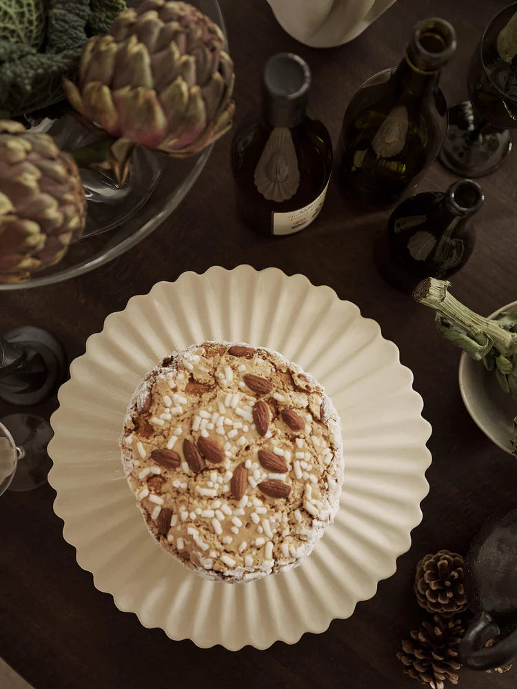 Fountain Cake Stand Off White