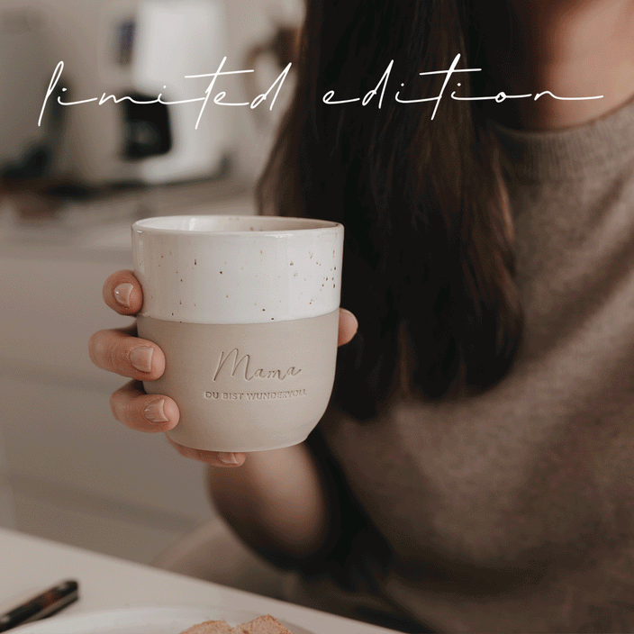Limitierter Becher Mama du bist wundervoll