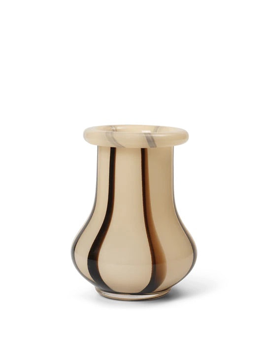 Riban Vase H 15cm Cream