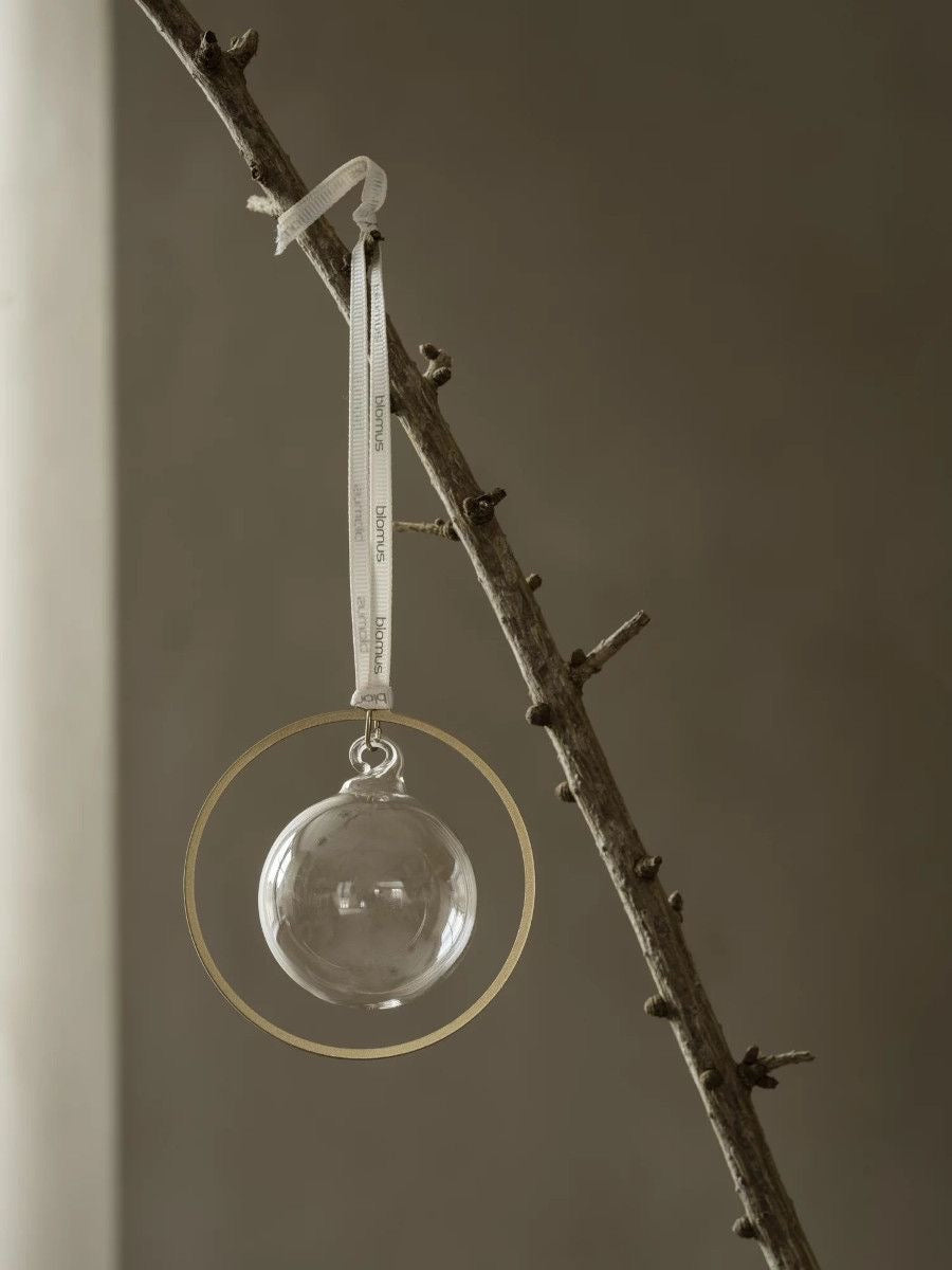 Weihnachtsschmuck Glaskugel klar