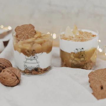 Trinkglas Weihnachtsauto