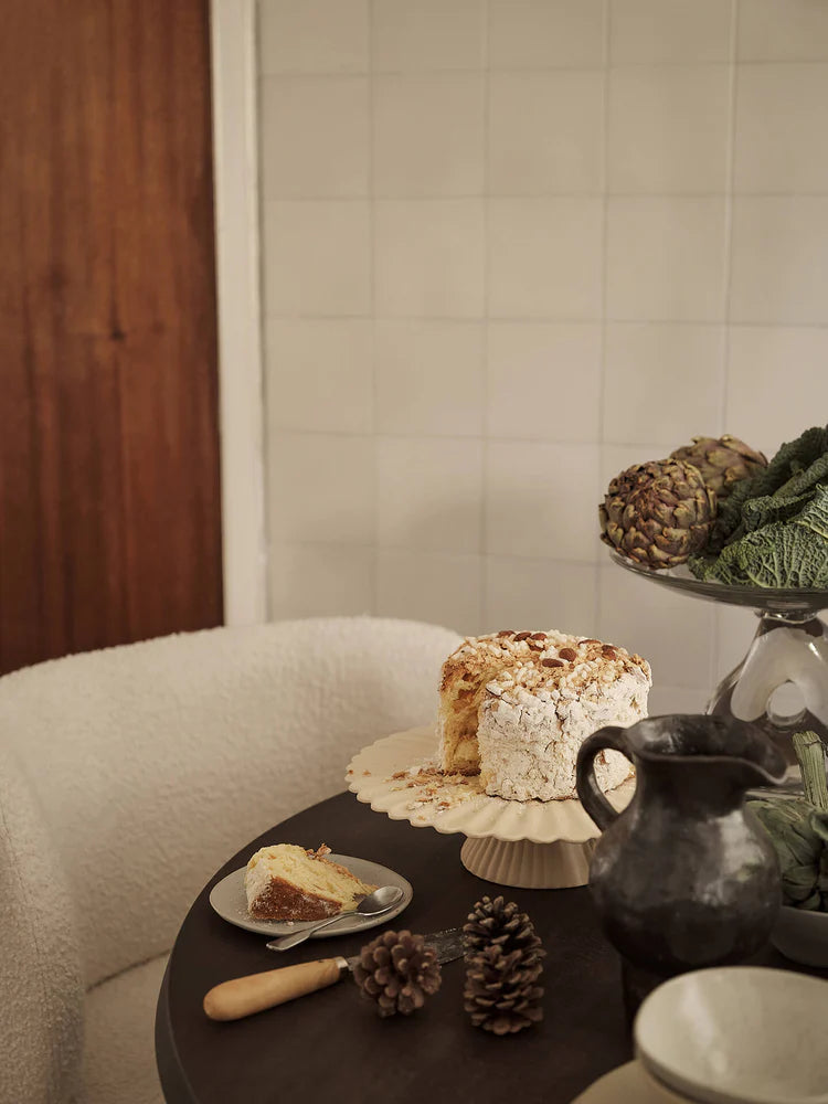 Fountain Cake Stand Off White