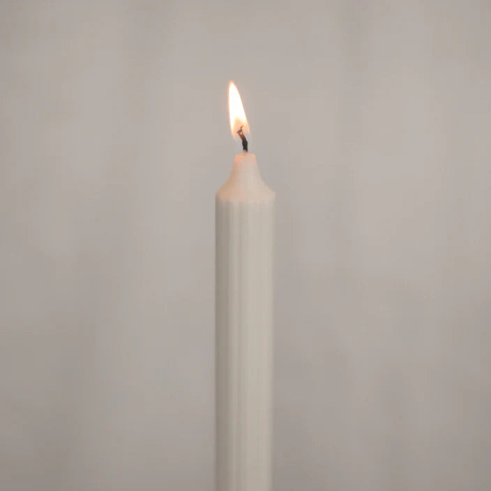 Stabkerzen weiß im 4er Set