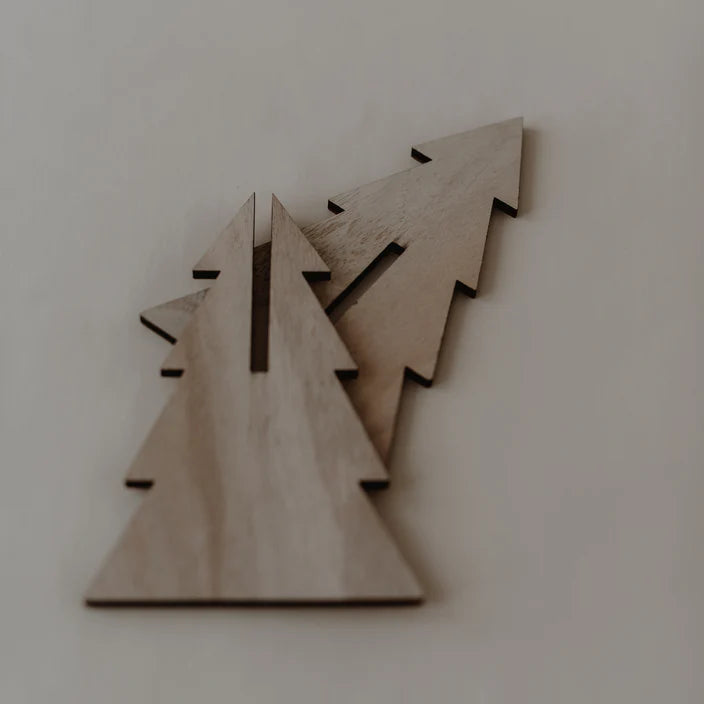 Tannenbäume im 3er Set Natur