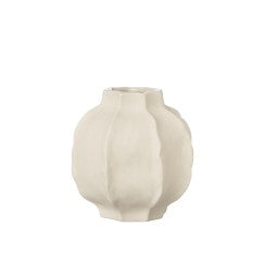 Vase Natural weiß