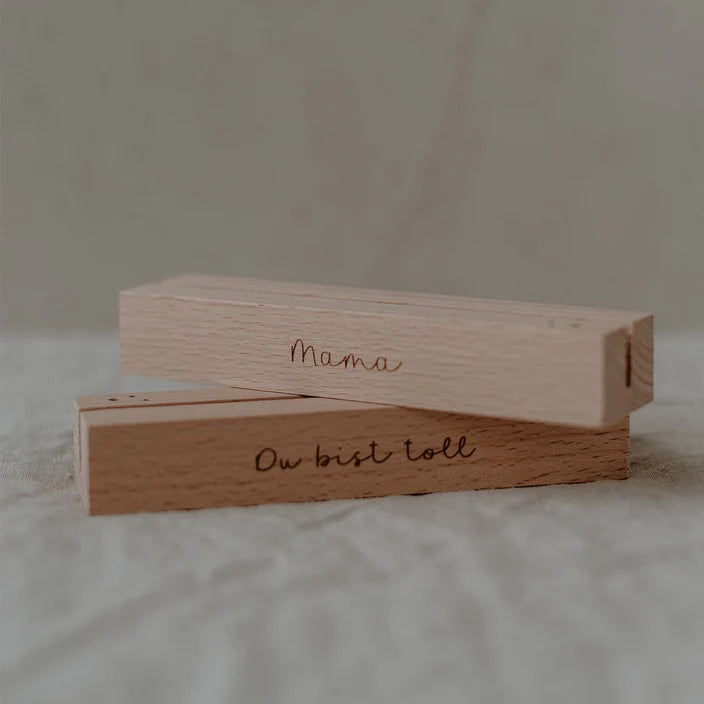 Karten und Blumenhalter 2er Set Mama