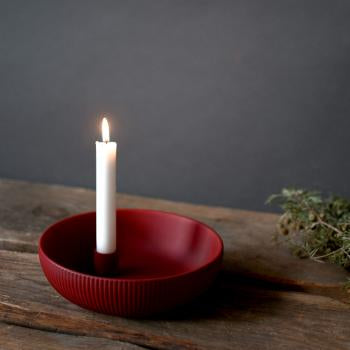 Lidatorp Jubileum red candlestick