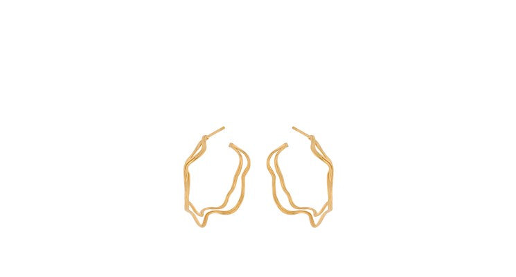 Double Wave Hoops