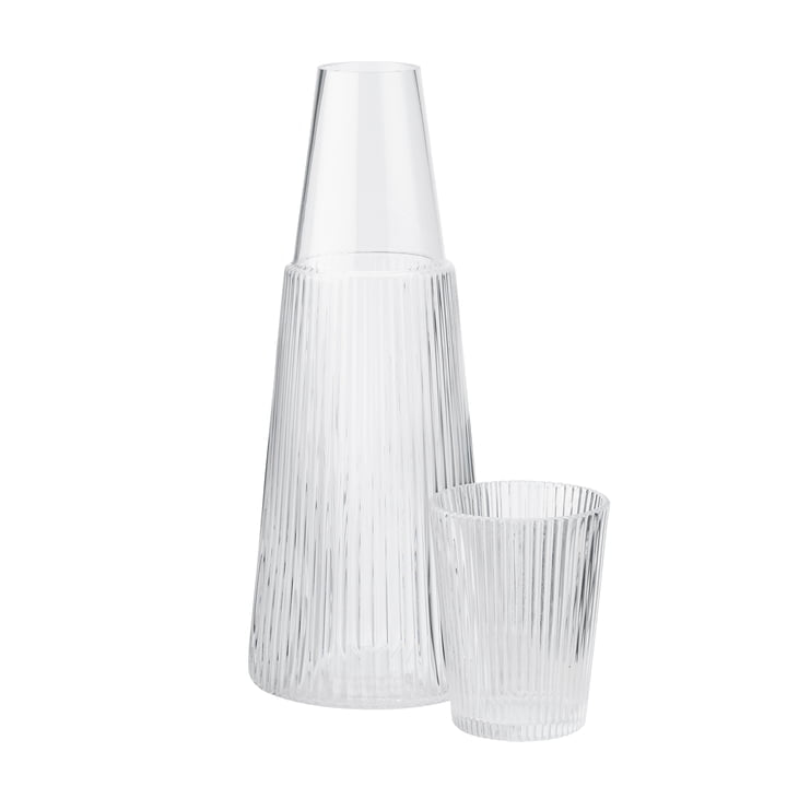 Pilastro Karaffe mit Glas