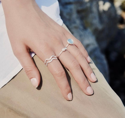 Double Wave Ring
