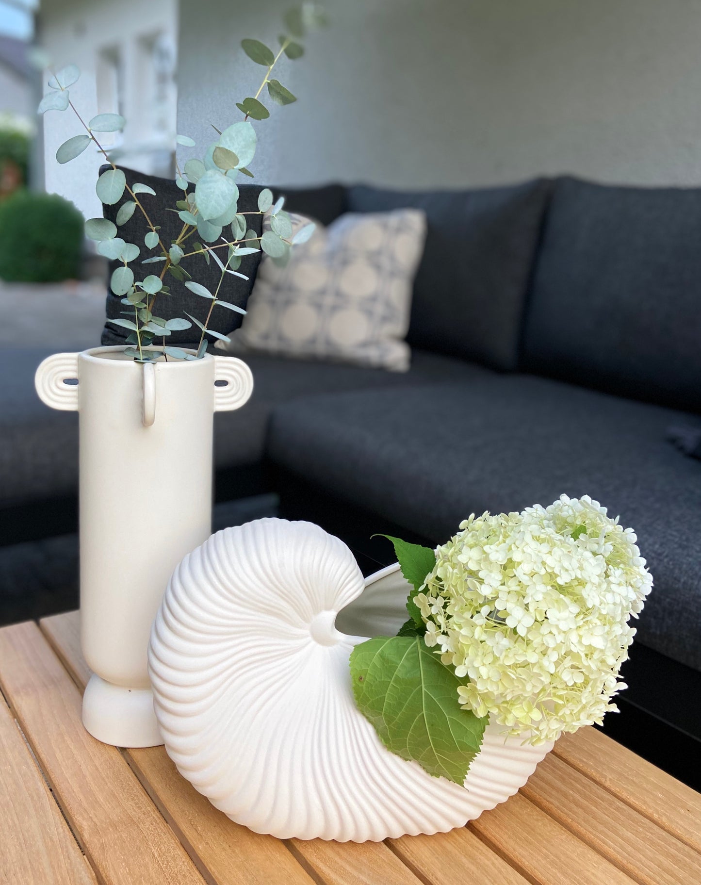 Shell Pot Off White
