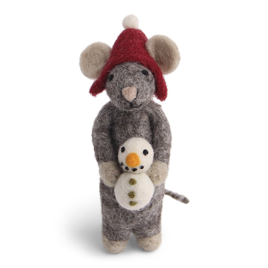 Grey Mouth with Snowman