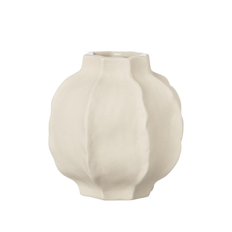 Vase Natural weiß