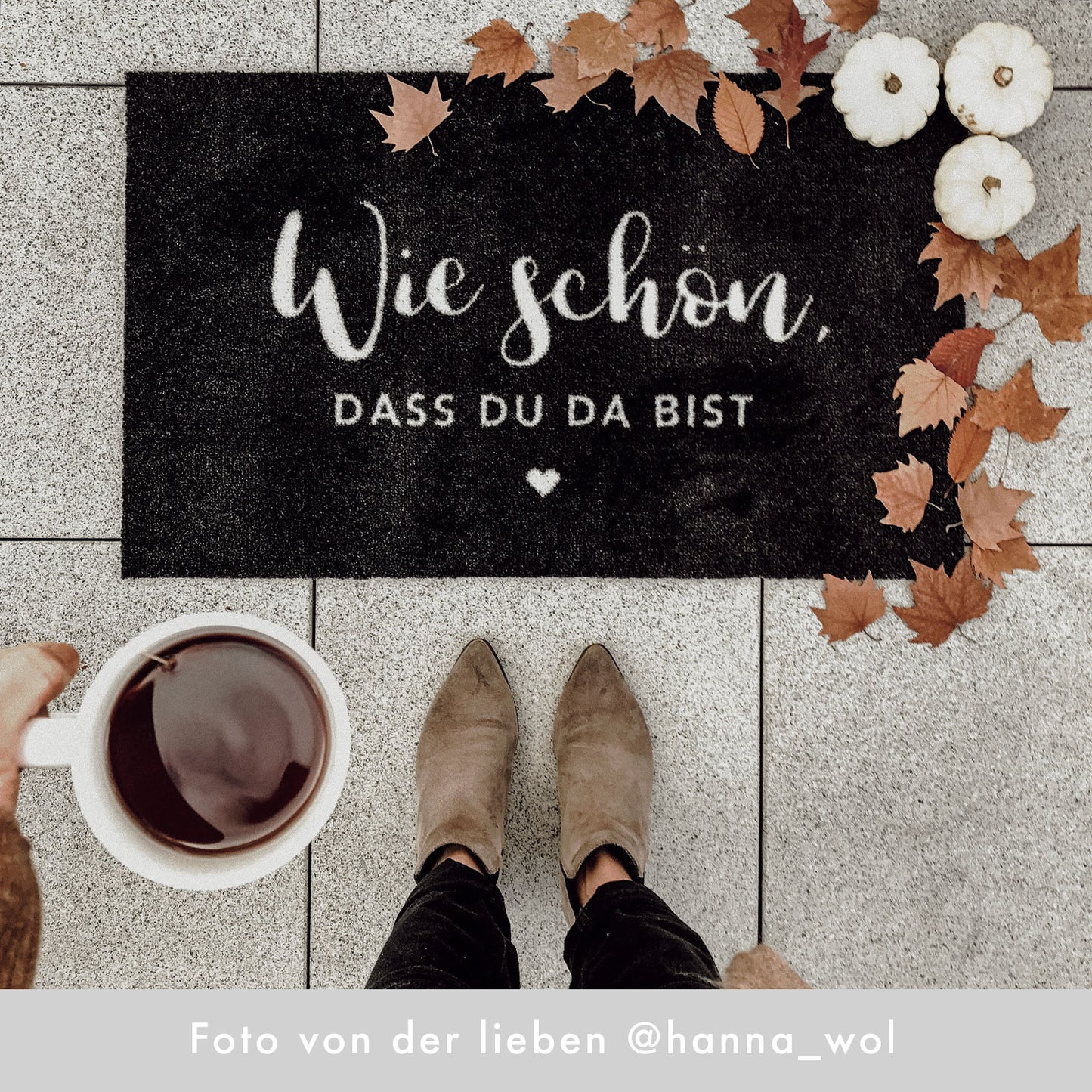 Fußmatte Wie schön waschbar