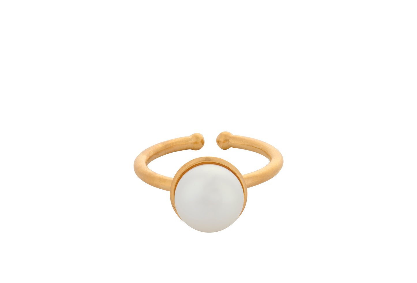 Lagoon Ring silber/vergoldet
