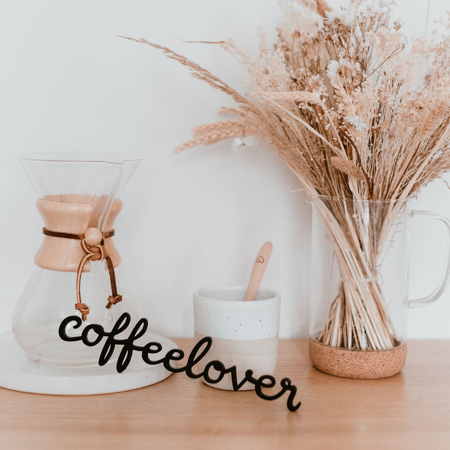 Holzschriftzug Coffeelover