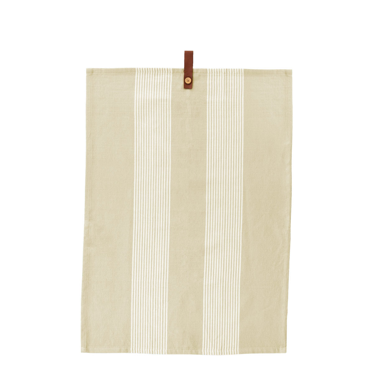 Utveda Beige/ White kitchen towel