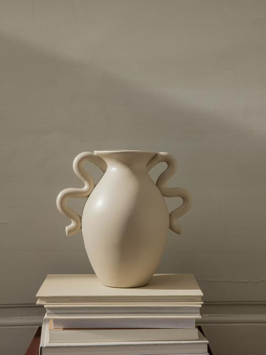 Verso Tischvase Cream