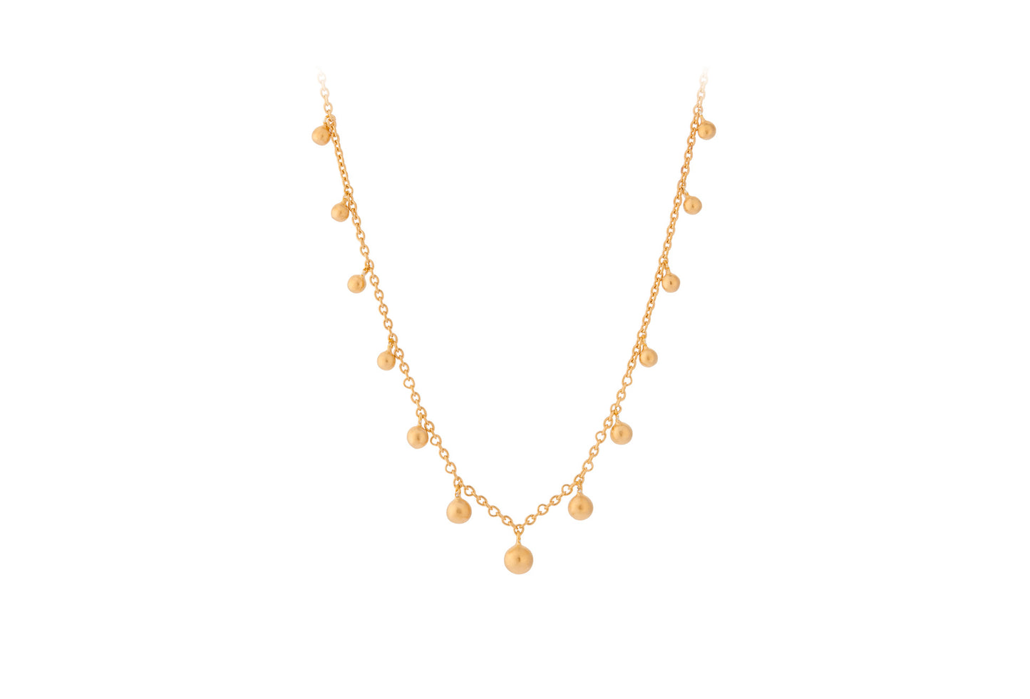 Comet Necklace 925er Silber 18k vergoldet