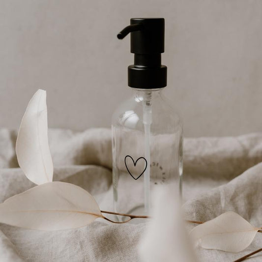 Seifenspender Herz transparent 250ml