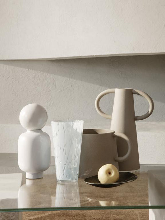 Casca Vase weiß
