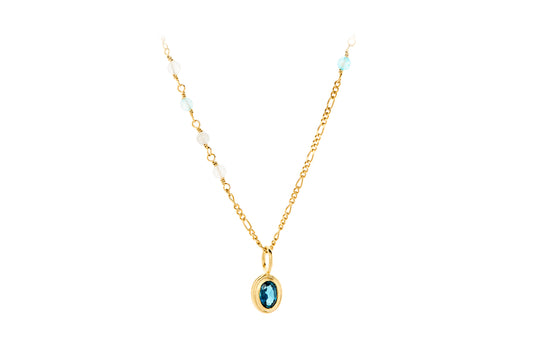 Hellir Blue ICE Necklace