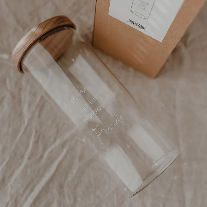 Vorratsglas Vorfreude 25cm