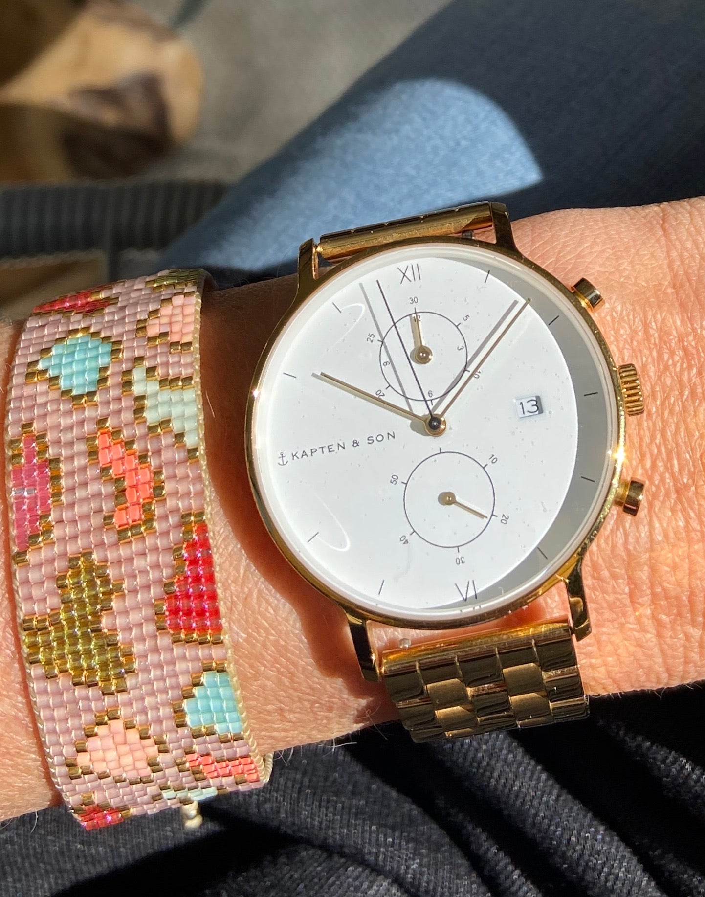 Chrono Gold Steel