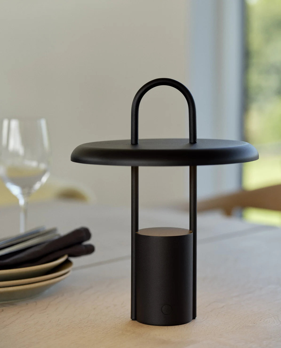 Pier LED Lampe schwarz