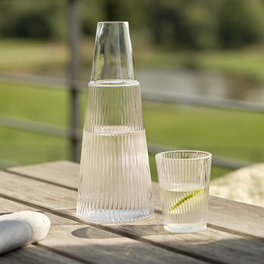 Pilastro Karaffe mit Glas