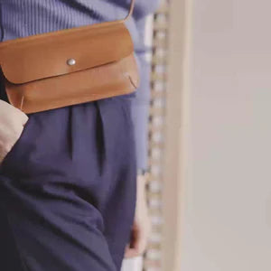 Handytasche Cognac