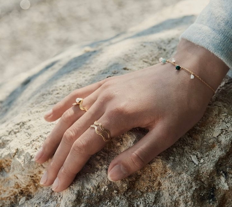 Ocean Wave Ring