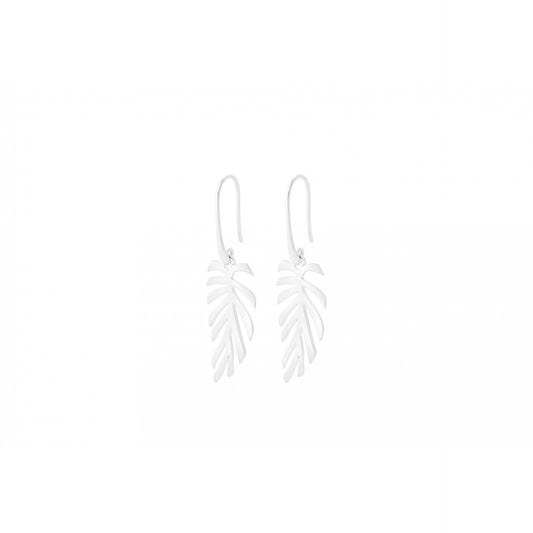 Fern Leaf Earhooks 42 mm