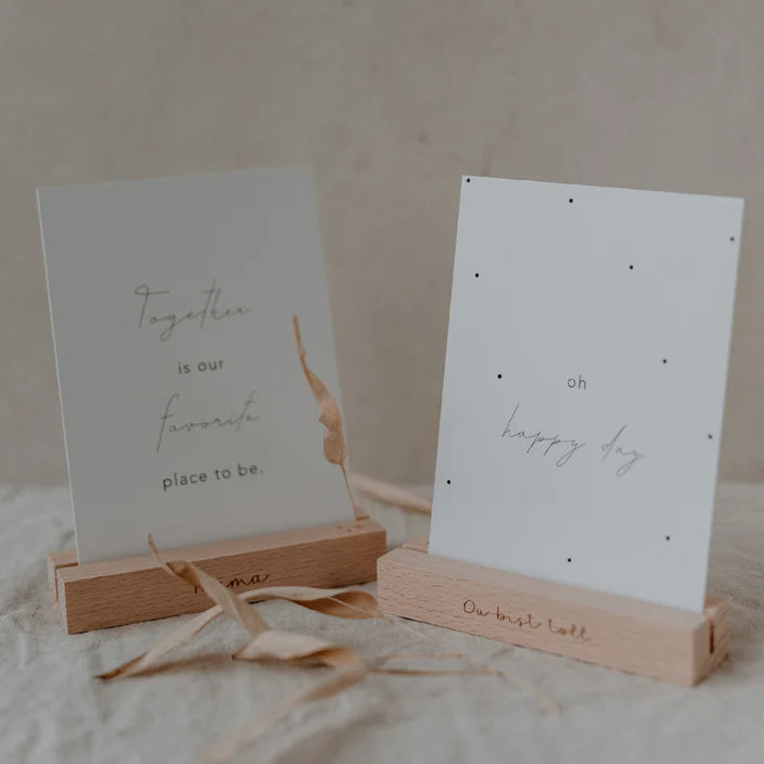 Karten und Blumenhalter 2er Set Mama