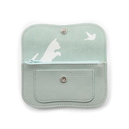 Portemonnaie Cat Chase Small Dusty Green