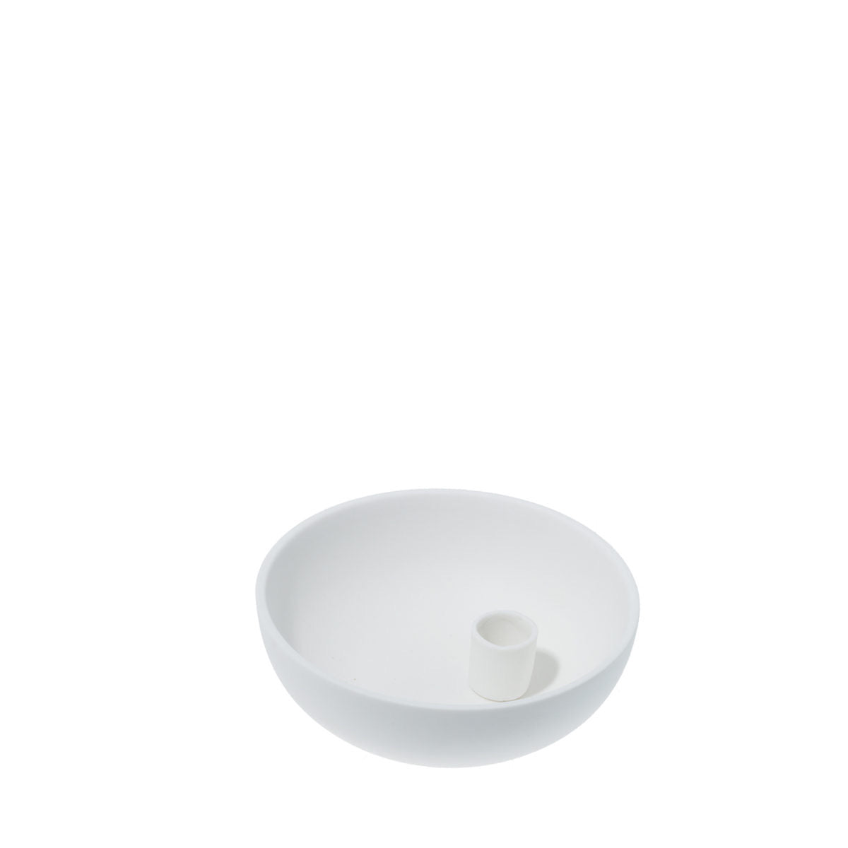 Lidatorp small White candlestick 15x15x5cm