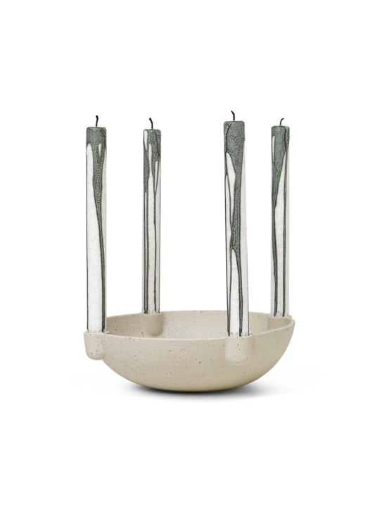 Bowl Candle Holder Ceramic light L