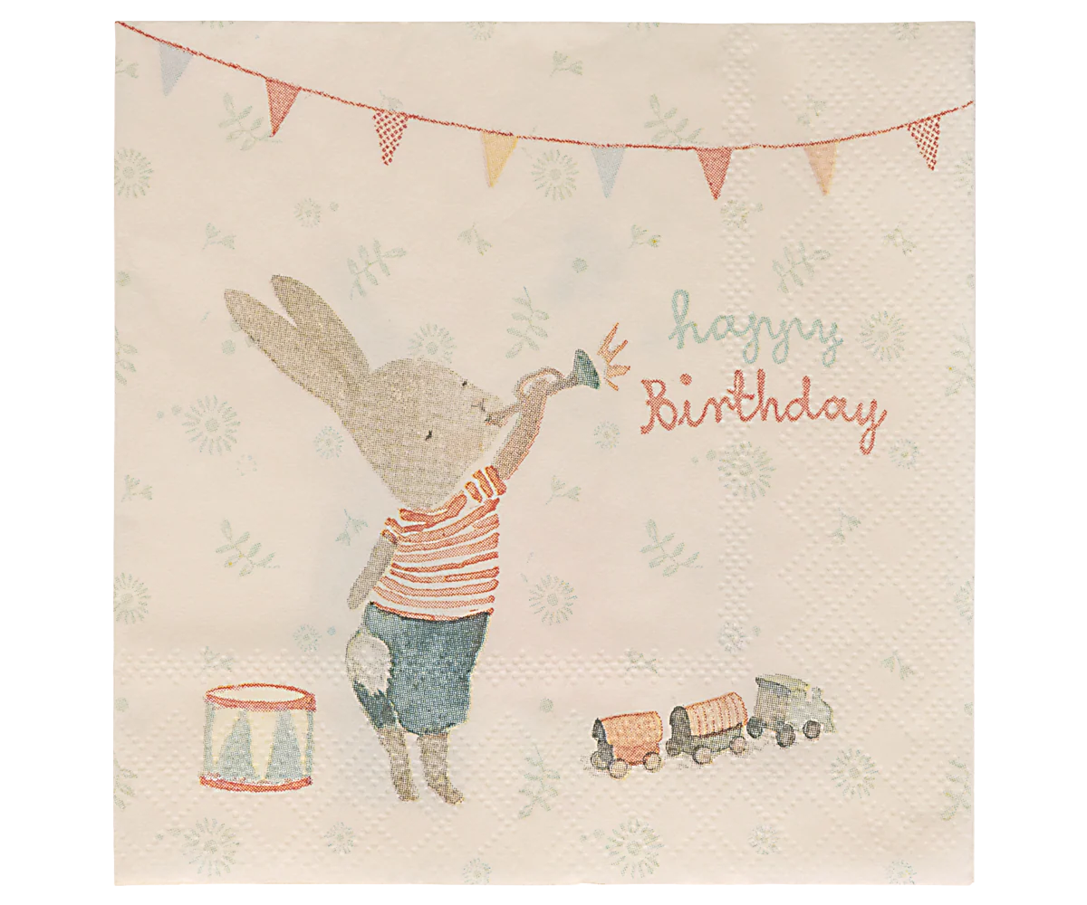 Serviette, happy Day