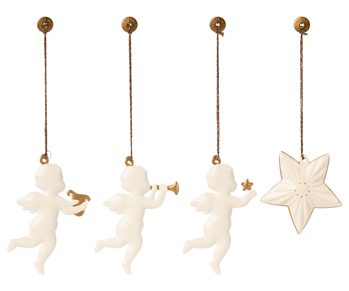 Metallornament Set O holy night