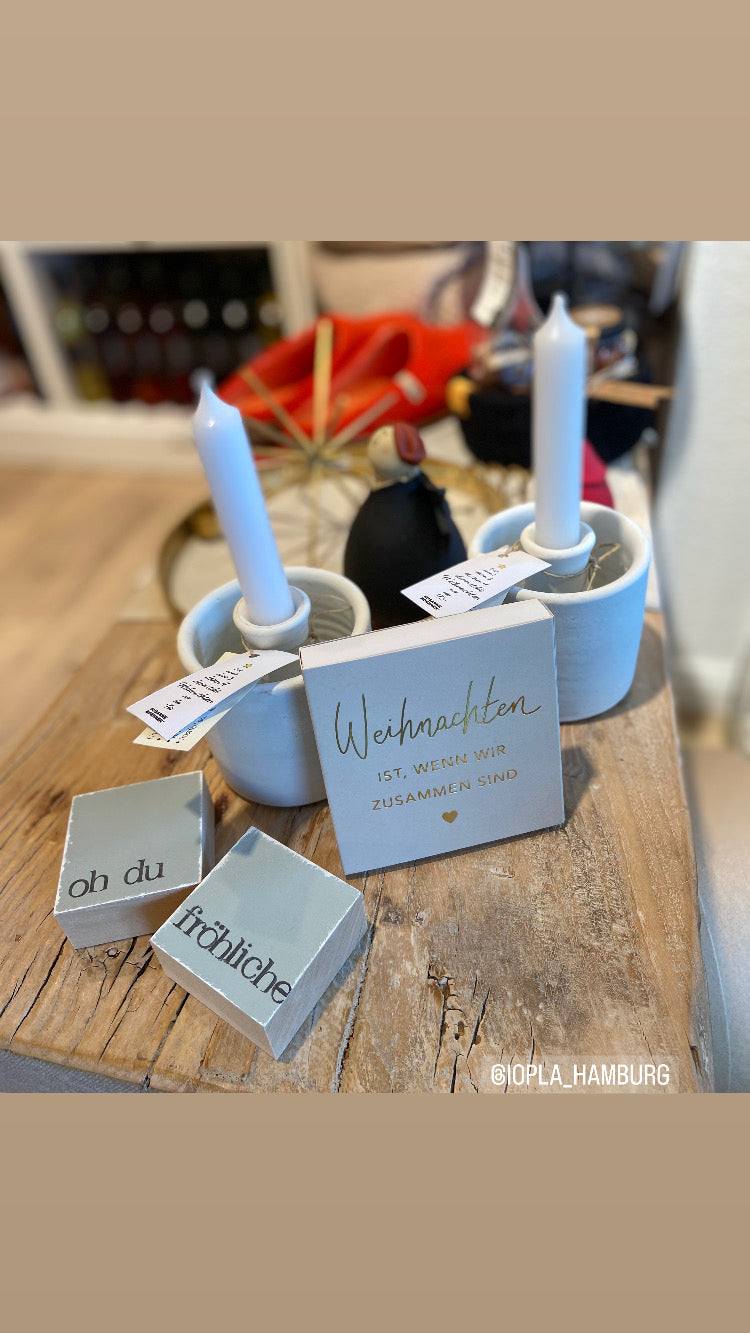 Kerzenleuchter weiß