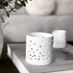 Sögne Porzellan-Teelichthalter „Dots“ (Small)