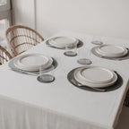 Wendbare Untersetzer grau das Leben ist schön