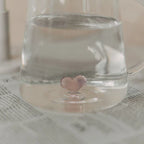 Karaffe Herzfigur rosa