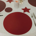 Wendbare Platzsets Weihnachten rot